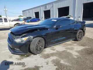 2015 Ford Mustang V6 with VIN 1FA6P8AM4F5347922, listed as a Copart auction lot 57309245 with 163,871 mi miles and Salvage title. Bid and sale history available at DreamBid. Image 1.