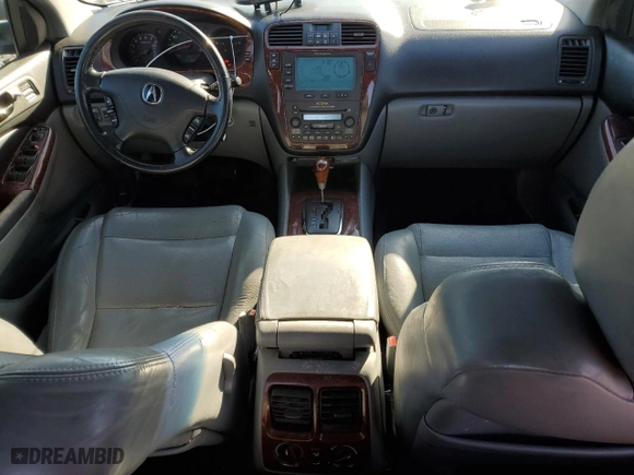 2003 Acura MDX Touring Pkg with VIN 2HNYD18663H522681, listed as a Copart auction lot 41600195 with 313,585 mi miles and Salvage Title. Bid and sale history available at carsss.com. Image 8.