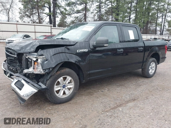 2019 Ford F-150 XL with VIN 1FTEW1C57KKD51657, listed as a IAAI auction lot 41426305 with 150,471 mi miles and . Bid and sale history available at DreamBid. Image 2.