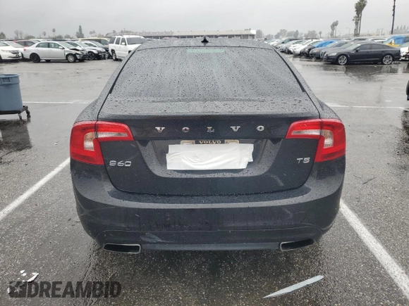 2016 Volvo S60 T5 Drive-E Premier with VIN YV126MFK2G2402991, listed as a Copart auction lot 44752883 with 0 mi miles. Bid and sale history available at carsss.com. Image 6.