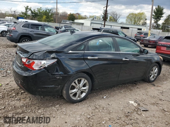 2013 Hyundai Sonata Limited with VIN 5NPEC4AC1DH674549, listed as a Copart auction lot 53017565 with 128,978 mi miles and Salvage Title. Bid and sale history available at carsss.com. Image 3.