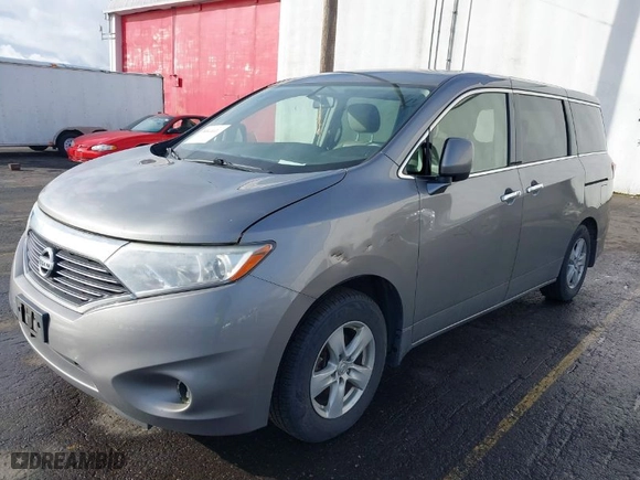 2012 Nissan Quest SL with VIN JN8AE2KP3C9051315, listed as a IAAI auction lot 38816807 with NaN miles. Bid and sale history available at carsss.com. Image 2.