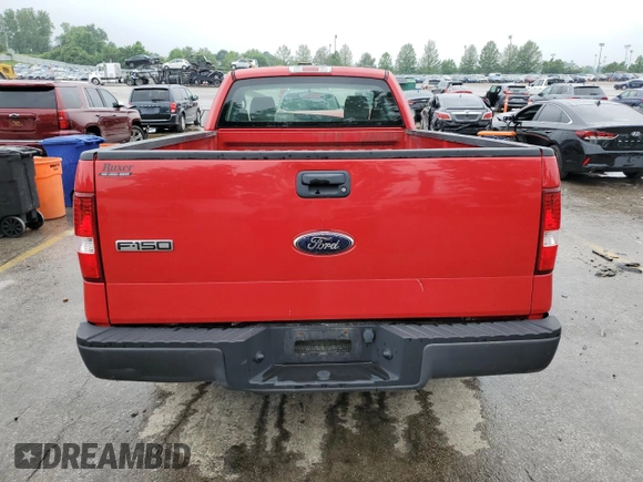 2008 Ford F-150 XL with VIN 1FTRF12238KD97147, listed as a Copart auction lot 59504815 with 71,368 mi miles and Salvage title. Bid and sale history available at DreamBid. Image 6.
