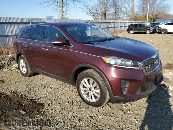 2019 Kia Sorento L with VIN 5XYPG4A3XKG448754, listed as a Copart auction lot 47989245 with 125,461 mi miles and Salvage Title. Bid and sale history available at DreamBid. Image 4.