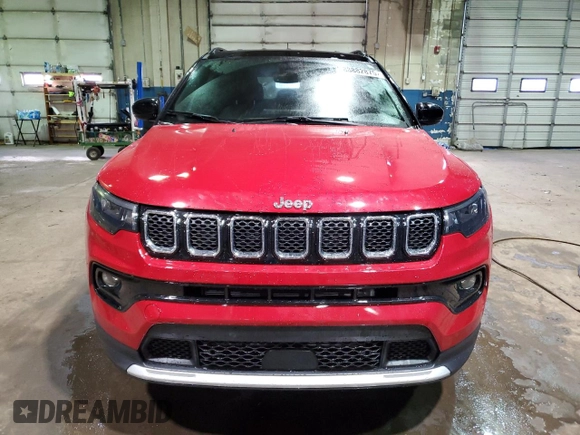 2024 Jeep Compass Limited with VIN 3C4NJDCNXRT594128, listed as a Copart auction lot 88882875 with 19,277 mi miles and Salvage title. Bid and sale history available at DreamBid. Image 5.