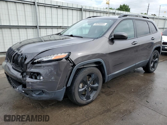 2018 Jeep Cherokee Limited with VIN 1C4PJMDX7JD520880, listed as a Copart auction lot 59398885 with 87,786 mi miles and Salvage title. Bid and sale history available at DreamBid. Image 1.