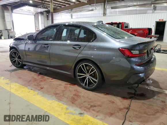 2021 BMW 3 Series 330i xDrive with VIN 3MW5R7J03M8C21135, listed as a Copart auction lot 60103245 with Not provided miles and Salvage title. Bid and sale history available at DreamBid. Image 2.