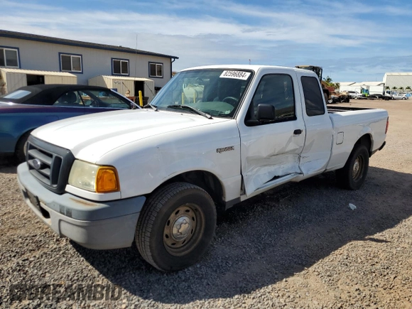 2004 Ford Ranger XL with VIN 1FTZR14U84PB06774, listed as a Copart auction lot 82596884 with 104,796 mi miles and Salvage Title. Bid and sale history available at DreamBid. Image 1.