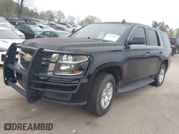 2017 Chevrolet Tahoe Commercial with VIN 1GNLCDECXHR304319, listed as a IAAI auction lot 41924011 with 130,566 mi miles and . Bid and sale history available at DreamBid. Image 2.
