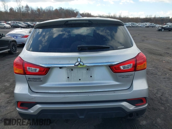 2018 Mitsubishi Outlander Sport ES 2.0 with VIN JA4AR3AU9JZ004584, listed as a IAAI auction lot 40803582 with 91,783 mi miles. Bid and sale history available at carsss.com. Image 16.