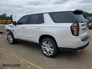 2021 Chevrolet Tahoe High Country with VIN 1GNSKTKLXMR264606, listed as a Copart auction lot 70308544 with 0 mi miles and Salvage Title. Bid and sale history available at carsss.com. Image 2.