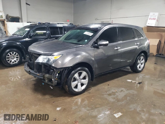 2012 Acura MDX Tech/Entertainment Pkg with VIN 2HNYD2H49CH515065, listed as a Copart auction lot 47476025 with 156,894 mi miles and Salvage Title. Bid and sale history available at carsss.com. Image 1.