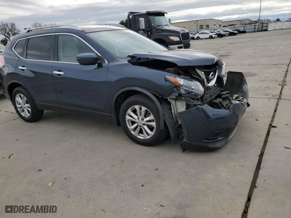 2016 Nissan Rogue SV with VIN KNMAT2MT9GP624375, listed as a Copart auction lot 43766965 with 101,654 mi miles and Salvage Title. Bid and sale history available at carsss.com. Image 4.