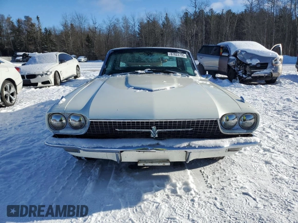 1966 Ford Thunderbird with VIN 6Y87Z154605, listed as a Copart auction lot 87822795 with 11 mi miles and Clean Title. Bid and sale history available at DreamBid. Image 5.