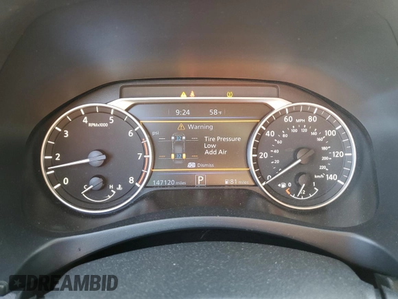 2020 Nissan Altima 2.5 S with VIN 1N4BL4BV5LC209484, listed as a Copart auction lot 46815435 with 147,120 mi miles and Salvage Title. Bid and sale history available at carsss.com. Image 9.
