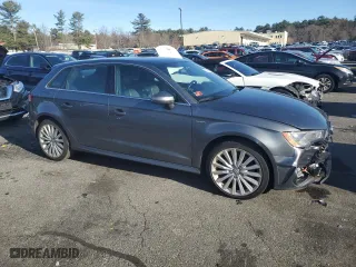 2016 Audi A3 e-tron Premium Plus with VIN WAUTPBFF1GA050603, listed as a Copart auction lot 83048424 with 89,453 mi miles and Salvage Title. Bid and sale history available at carsss.com. Image 4.