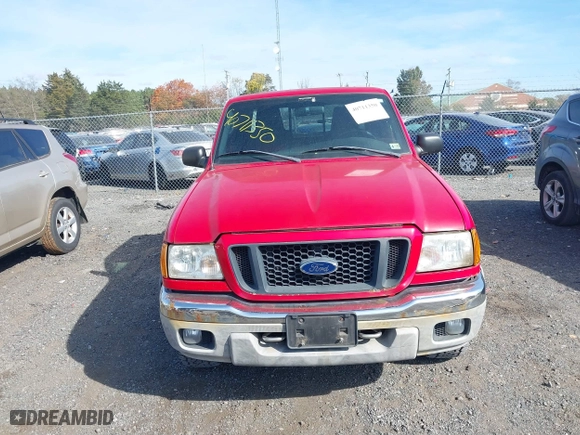2005 Ford Ranger XLT with VIN 1FTZR45E75PA10614, listed as a IAAI auction lot 40711350 with 145,664 mi miles. Bid and sale history available at carsss.com. Image 6.