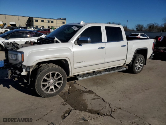 2018 GMC Sierra 1500 Denali with VIN 3GTU2PEC1JG323641, listed as a Copart auction lot 87456374 with 86,929 mi miles and Salvage Title. Bid and sale history available at carsss.com. Image 1.