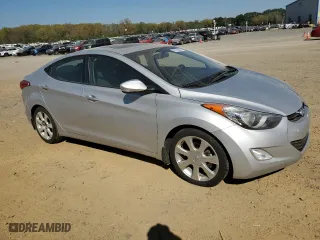 2013 Hyundai Elantra Limited with VIN KMHDH4AE1DU631135, listed as a Copart auction lot 50702655 with 307,563 mi miles and Salvage Title. Bid and sale history available at carsss.com. Image 4.