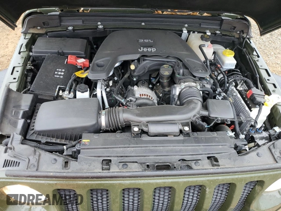 2021 Jeep Wrangler Sport with VIN 1C4GJXAG4MW748477, listed as a Copart auction lot 80044704 with 35,522 mi miles and Salvage Title. Bid and sale history available at DreamBid. Image 14.