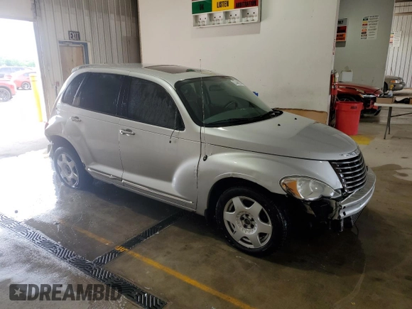 2008 Chrysler PT Cruiser Limited with VIN 3A8FY68848T162477, listed as a Copart auction lot 57446225 with 132,868 mi miles and Salvage title. Bid and sale history available at DreamBid. Image 4.