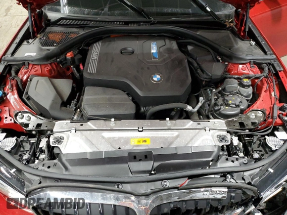 2021 BMW 3 Series 330e with VIN 3MW5P7J02M8C12528, listed as a Copart auction lot 49859615 with 0 mi miles and Salvage Title. Bid and sale history available at carsss.com. Image 11.