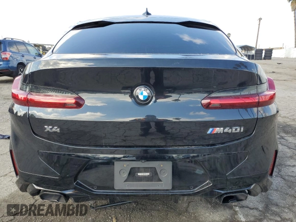 2023 BMW X4 M40i with VIN 5UX43DT0XP9R99758, listed as a Copart auction lot 44651255 with 20,105 mi miles and Salvage Title. Bid and sale history available at carsss.com. Image 6.