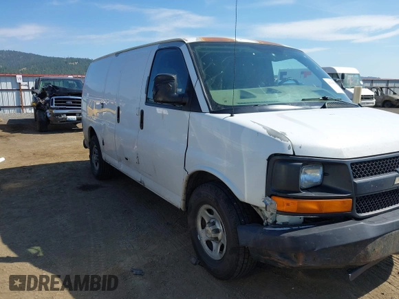2005 Chevrolet Express Cargo with VIN 1GCFG15X851240707, listed as a IAAI auction lot 42789027 with 345,871 mi miles and . Bid and sale history available at DreamBid. Image 1.