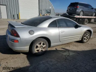 2002 Mitsubishi Eclipse RS with VIN 4A3AC34G92E006127, listed as a Copart auction lot 82040164 with 177,185 mi miles and Salvage Title. Bid and sale history available at carsss.com. Image 3.