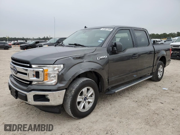 2020 Ford F-150 XL with VIN 1FTEW1CB1LKD56067, listed as a Copart auction lot 87887395 with 106,980 mi miles and Salvage Title. Bid and sale history available at carsss.com. Image 1.