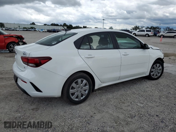 2021 Kia Rio LX with VIN 3KPA24AD6ME370969, listed as a Copart auction lot 71244164 with 90,219 mi miles and Non Repairable. Bid and sale history available at DreamBid. Image 3.