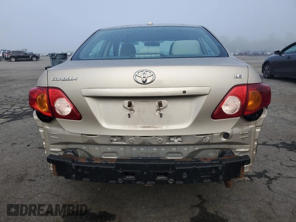 2010 Toyota Corolla with VIN 2T1BU4EE2AC392673, listed as a Copart auction lot 65148425 with 136,464 mi miles and Salvage title. Bid and sale history available at DreamBid. Image 6.