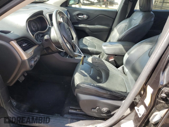 2014 Jeep Cherokee Limited with VIN 1C4PJLDB6EW261579, listed as a Copart auction lot 46664995 with 156,576 mi miles and Salvage Title. Bid and sale history available at carsss.com. Image 7.