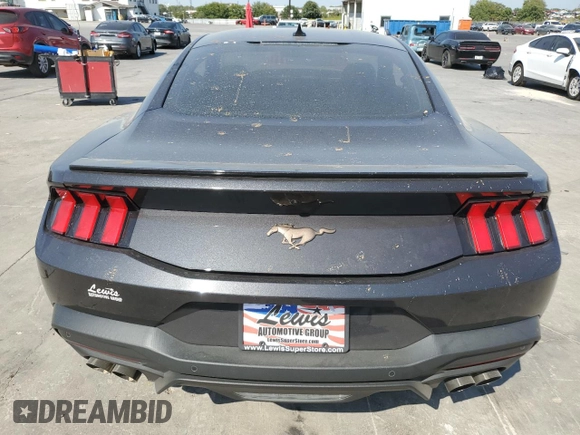 2024 Ford Mustang EcoBoost with VIN 1FA6P8TH6R5130831, listed as a Copart auction lot 75102194 with 884 mi miles and Salvage Title. Bid and sale history available at DreamBid. Image 6.