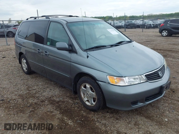 2000 Honda Odyssey EX z VIN 2HKRL1879YH516264, wystawiony jako IAAI lot #42109480 z przebiegiem 214 414 mil mil oraz . Historia ofert i sprzedaży dostępna na DreamBid. Obrazek 1.