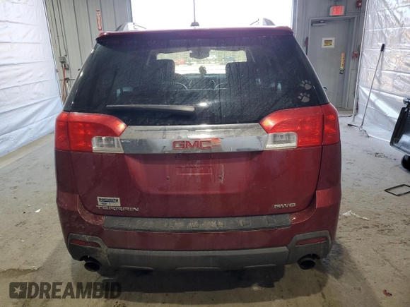 2015 GMC Terrain SLT with VIN 2GKFLXE36F6234208, listed as a Copart auction lot 51053935 with 122,008 mi miles and Salvage title. Bid and sale history available at DreamBid. Image 6.