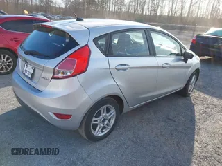 2017 Ford Fiesta SE with VIN 3FADP4EJ7HM140843, listed as a IAAI auction lot 41863146 with 1 mi miles. Bid and sale history available at carsss.com. Image 4.