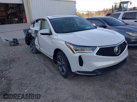 2023 Acura RDX w/Advance Package with VIN 5J8TC2H73PL004653, listed as a IAAI auction lot 41158320 with 4,692 mi miles. Bid and sale history available at carsss.com. Image 1.