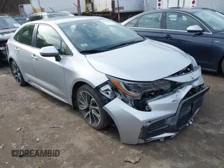 2022 Toyota Corolla SE with VIN JTDS4MCE2NJ087509, listed as a IAAI auction lot 41782078 with 34,627 mi miles and . Bid and sale history available at DreamBid. Image 1.