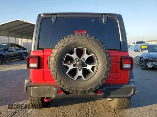 2022 Jeep Wrangler Unlimited Rubicon with VIN 1C4HJXFN5NW129979, listed as a Copart auction lot 88922175 with 36,578 mi miles and Salvage title. Bid and sale history available at DreamBid. Image 6.