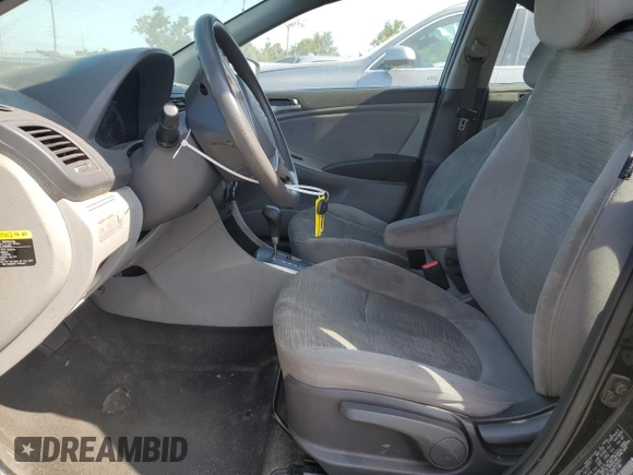 2017 Hyundai Accent SE with VIN KMHCT5AE7HU355551, listed as a Copart auction lot 53730375 with 128,416 mi miles and Clean Title. Bid and sale history available at DreamBid. Image 7.