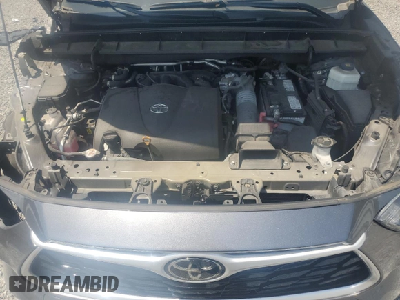 2021 Toyota Highlander L with VIN 5TDZZRAH1MS086847, listed as a Copart auction lot 54145345 with 43,425 mi miles and Salvage title. Bid and sale history available at DreamBid. Image 12.