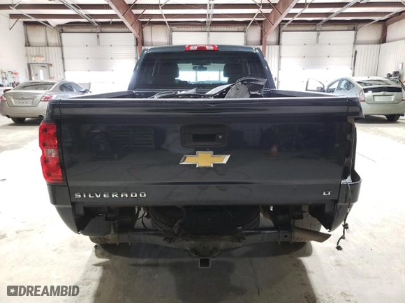 2017 Chevrolet Silverado 1500 LT with VIN 1GCVKREC7HZ166255, listed as a Copart auction lot 45343235 with 111,230 mi miles and Salvage Title. Bid and sale history available at carsss.com. Image 6.