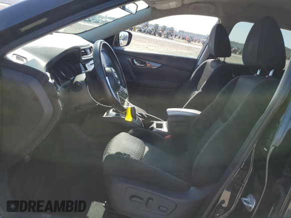 2017 Nissan Rogue SV with VIN KNMAT2MT5HP512481, listed as a Copart auction lot 52442485 with 93,264 mi miles and Salvage Title. Bid and sale history available at carsss.com. Image 7.