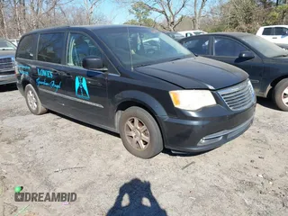 2012 Chrysler Town & Country Touring with VIN 2C4RC1BG3CR361392, listed as a IAAI auction lot 41665878 with 168,254 mi miles. Bid and sale history available at carsss.com. Image 1.