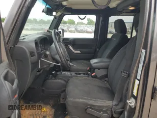 2016 Jeep Wrangler Unlimited Sahara with VIN 1C4BJWEGXGL264740, listed as a Copart auction lot 57225115 with 183,647 mi miles and Salvage title. Bid and sale history available at DreamBid. Image 7.