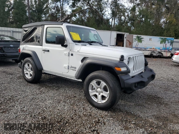 2020 Jeep Wrangler Sport with VIN 1C4GJXAG4LW210506, listed as a Copart auction lot 81745024 with 28,863 mi miles and Salvage title. Bid and sale history available at DreamBid. Image 4.