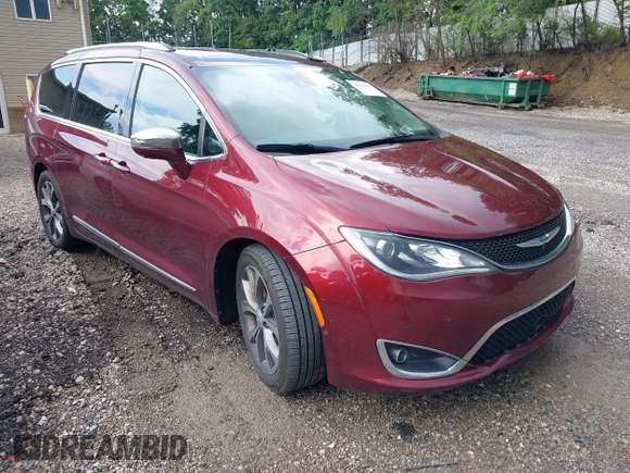 2018 Chrysler Pacifica Limited with VIN 2C4RC1GG3JR226337, listed as a IAAI auction lot 42519396 with 102,229 mi miles and . Bid and sale history available at DreamBid. Image 1.