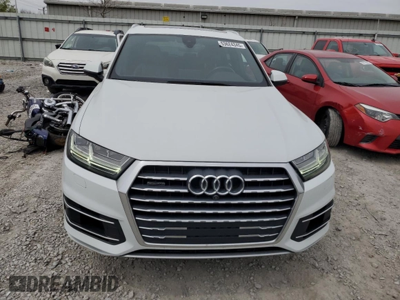 2018 Audi Q7 Premium Plus with VIN WA1LAAF73JD049086, listed as a Copart auction lot 53624345 with 91,958 mi miles and Clean Title. Bid and sale history available at carsss.com. Image 5.
