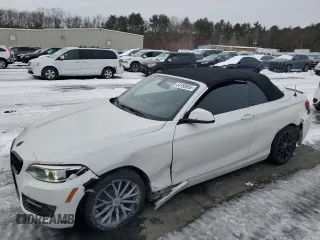 2016 BMW 2 Series 228i xDrive with VIN WBA1L9C57GV325066, listed as a Copart auction lot 44158955 with 114,476 mi miles and Salvage Title. Bid and sale history available at carsss.com. Image 1.